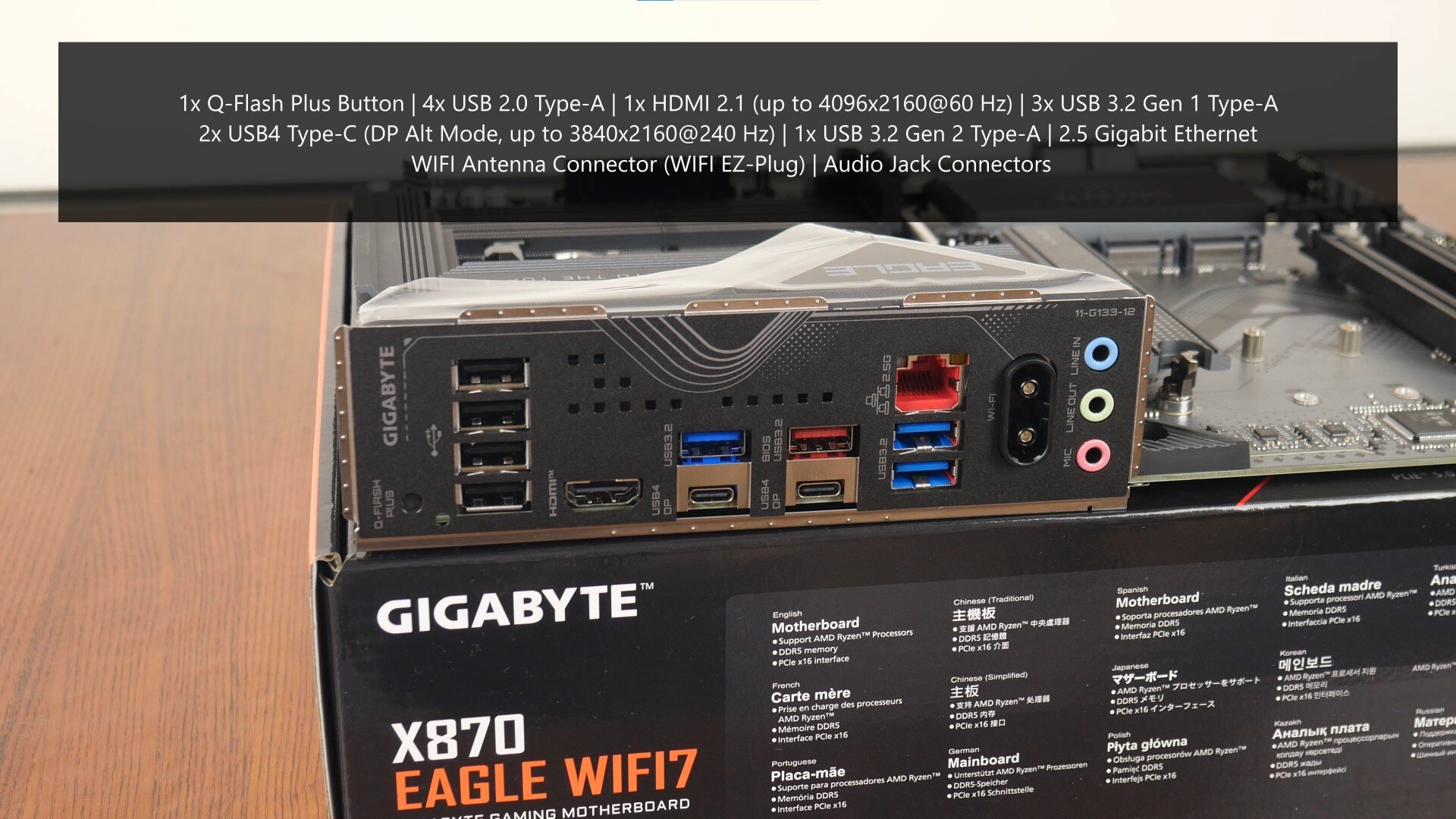 Unboxing Overview Gigabyte X870 EAGLE WIFI7 AM5 Motherboard unboxing-overview-gigabyte-x870-eagle-wifi7-am5-motherboard